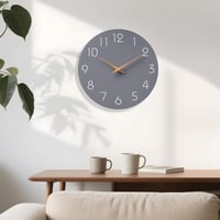 Mosewa 21cm Modern Fa Falióra Szürke Néma Minimalist Dekoráció - 8", 2-Grey 5