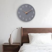 Mosewa 21cm Modern Fa Falióra Szürke Néma Minimalist Dekoráció - 8", 2-Grey 6