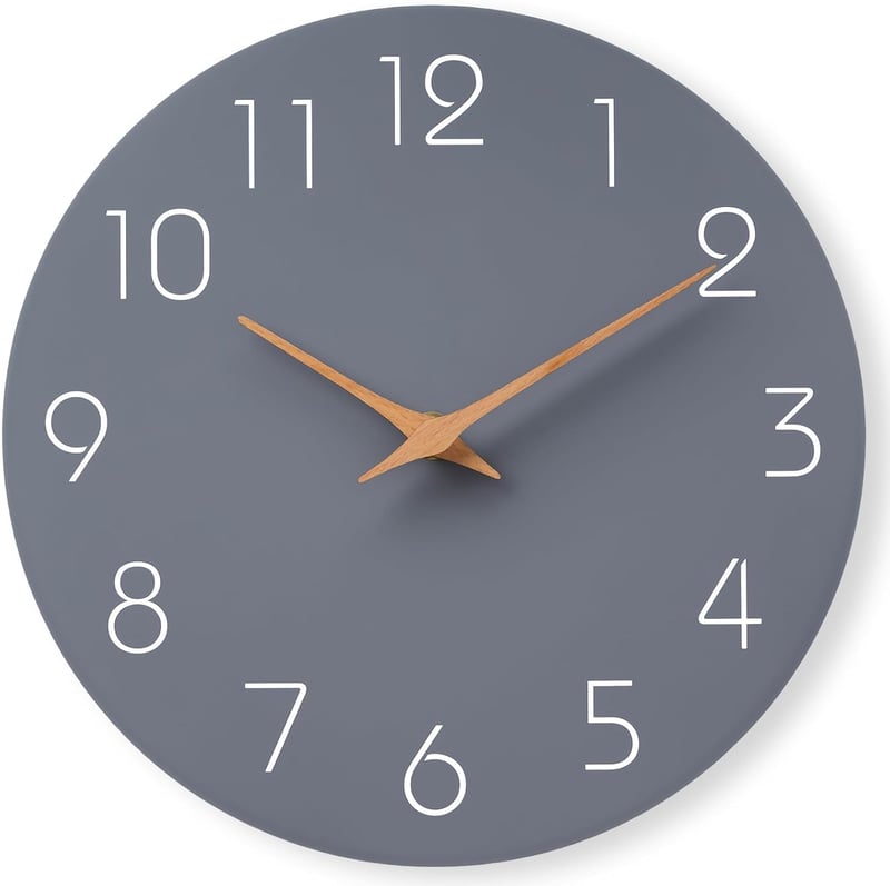 Mosewa 21cm Modern Fa Falióra Szürke Néma Minimalist Dekoráció - 8", 2-Grey
