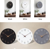 Mosewa 21cm Modern Fa Falióra Szürke Néma Minimalist Dekoráció - 8", 2-Grey 8
