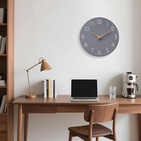 Mosewa 21cm Modern Fa Falióra Szürke Néma Minimalist Dekoráció - 8", 2-Grey 7