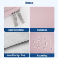 Husă pentru laptop MOSISO, 13,3-14 inchi, compatibilă cu MacBook Pro 14 M5 M4 M3 M2 M1, cu buzunare, Roz 3