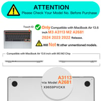 Ochranné puzdro MOSISO pre MacBook Air 13 palcov, kompatibilné s modelmi M5, M4, M3, M2 (ročníky 2022 – 2026) 2