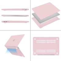 MOSISO MacBook Air 13 Retina kemény tok billentyűzet védelem táskával rózsakvarc - rose quartz 5