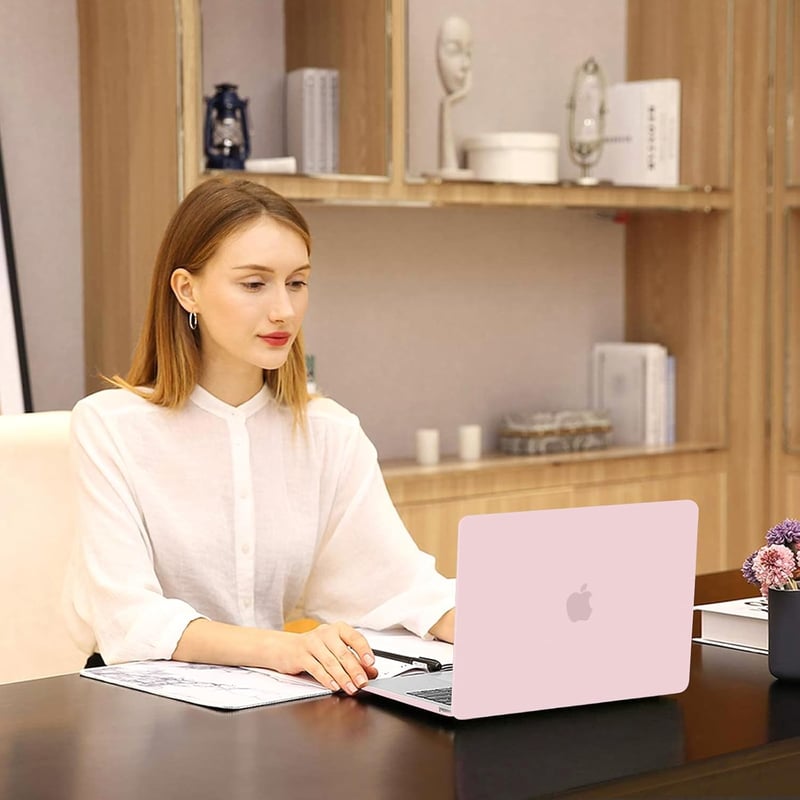 MOSISO MacBook Air 13 Retina kemény tok billentyűzet védelem táskával rózsakvarc - rose quartz