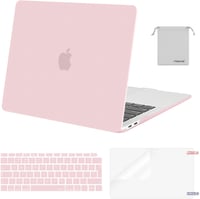 MOSISO MacBook Air 13 Retina kemény tok billentyűzet védelem táskával rózsakvarc - rose quartz 1