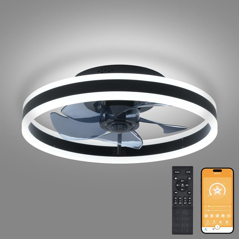 MOSSCO Mennyezeti Ventilátor Beépített LED Világítással