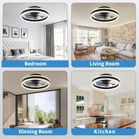 MOSSCO Mennyezeti Ventilátor Beépített LED Világítással 7