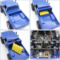 Mostop 1:16 Távirányítós Terepjáró Pickup - 4x4 Off-Road RC Autó Kék Színben, 2 Akkumulátorral, Sebességszabályzóval - Játék Gyerekeknek és  6