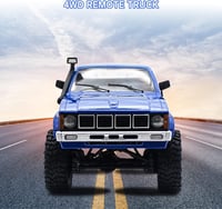Mostop 1:16 Távirányítós Terepjáró Pickup - 4x4 Off-Road RC Autó Kék Színben, 2 Akkumulátorral, Sebességszabályzóval - Játék Gyerekeknek és  2