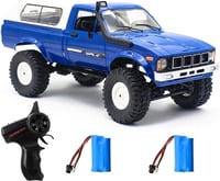 Mostop 1:16 Távirányítós Terepjáró Pickup - 4x4 Off-Road RC Autó Kék Színben, 2 Akkumulátorral, Sebességszabályzóval - Játék Gyerekeknek és  1