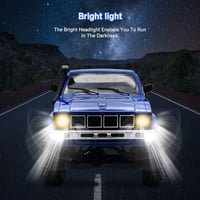 Mostop 1:16 Távirányítós Terepjáró Pickup - 4x4 Off-Road RC Autó Kék Színben, 2 Akkumulátorral, Sebességszabályzóval - Játék Gyerekeknek és  3