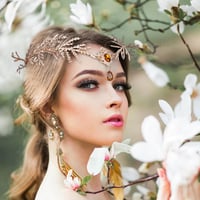 MOSTORY Középkori Tündér Istennő Korona Arany Manó Fejdísz Nőknek Karneváli Cosplay Jelmez Kiegészítő Hajdísz Farsangi Elf Fejpánt 5