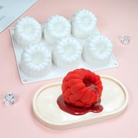 mostsom Szilikon Desszert Forma 6 Üreges Málna Mintás Csokoládé Mousse Tortaforma 6