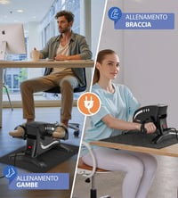 MOSUNY Pedálos Edzőgép 15 Sebességgel, LCD Kijelzővel és Távirányítóval 5