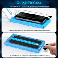 Protector de ecran din sticlă securizată Mothca pentru iPhone 17 Pro Max / 16 Pro Max, 2 bucăți 2