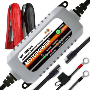 MOTOPOWER MP00205B 12V 1000 mA automata akkumulátortöltő