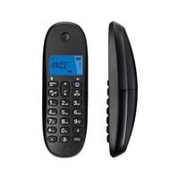 Set telefon fără fir digital DECT Motorola C1002CB+ – 2 unități, blocare apeluri, identificare apelant, difuzor, agendă cu 50 de numere – Negru 4