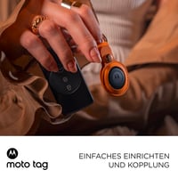 Localizator inteligent Motorola Moto Tag, 1 pachet – Bluetooth 5.4, IP67, USB-C, Ultra Wideband, dispozitiv de urmărire pentru chei și bagaje, Starlight Blue 3