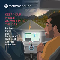 Bezdrôtový adaptér Motorola Sound MA1 pre Android Auto – Pripojenie smartfónu k displeju v aute, USB konektor, čierna farba, 1 ks 4