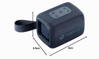 Prenosný Bluetooth 5.3 reproduktor Motorola Sound ROKR 300, 7W, vodoodolný a prachotesný podľa štandardu IP67, 12-hodinová výdrž batérie, modrý 5