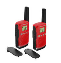 Vysielačky Motorola Talkabout T42 PMR446, 2 ks, 16 kanálov, dosah 4 km, červené 1