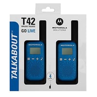 Set stații radio walkie-talkie Motorola Talkabout T42 PMR446 – 2 bucăți, 16 canale, rază de acțiune 4 km, albastru 4