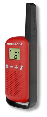 Vysielačky Motorola Talkabout T42 PMR446, 2 ks, 16 kanálov, dosah 4 km, červené 5