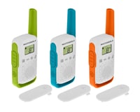 Set stații radio Motorola Talkabout T42 – 3 bucăți emițătoare-receptoare PMR446, 16 canale, rază de acțiune 4 km 2