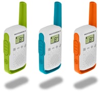 Set stații radio Motorola Talkabout T42 – 3 bucăți emițătoare-receptoare PMR446, 16 canale, rază de acțiune 4 km 3