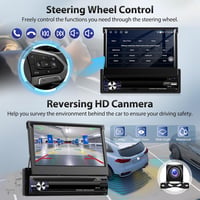 Motorsi 1 DIN Autórádió CarPlay Android DAB GPS 7" IPS Érintőkijelző Bluetooth 4