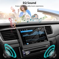 Motorsi 1 DIN Autórádió CarPlay Android DAB GPS 7" IPS Érintőkijelző Bluetooth 8