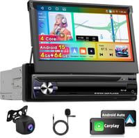 Motorsi 1 DIN Autórádió CarPlay Android DAB GPS 7" IPS Érintőkijelző Bluetooth 1