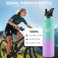 Motswedi rozsdamentes acél szigetelt kulacs szivószállal - 1 liter 5