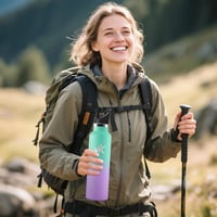Motswedi rozsdamentes acél szigetelt kulacs szivószállal - 1 liter 7