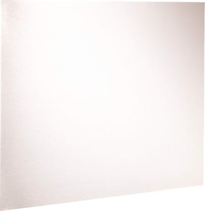 Mottez B534F Zaštitna ploča od nehrđajućeg čelika, bijela - INOX kuhinjska zaštita od prskanja