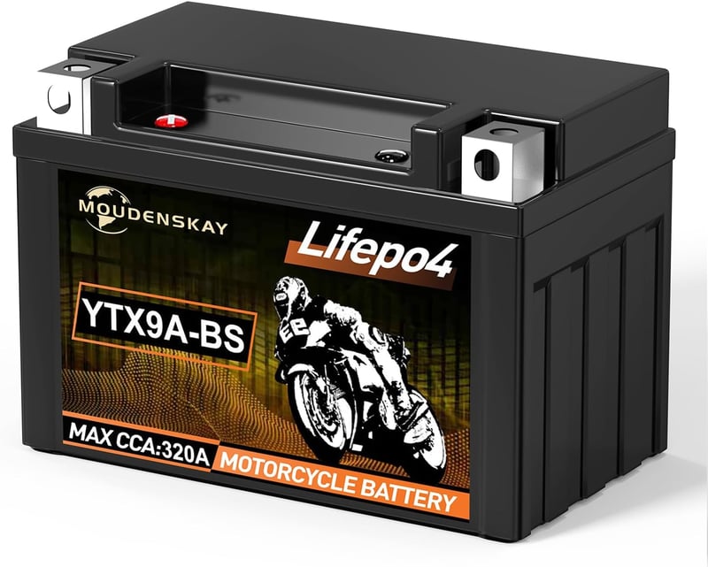MOUDENSKAY 12V Lítium Motorkerékpár Akkumulátor BMS-sel YTX12-BS 5Ah