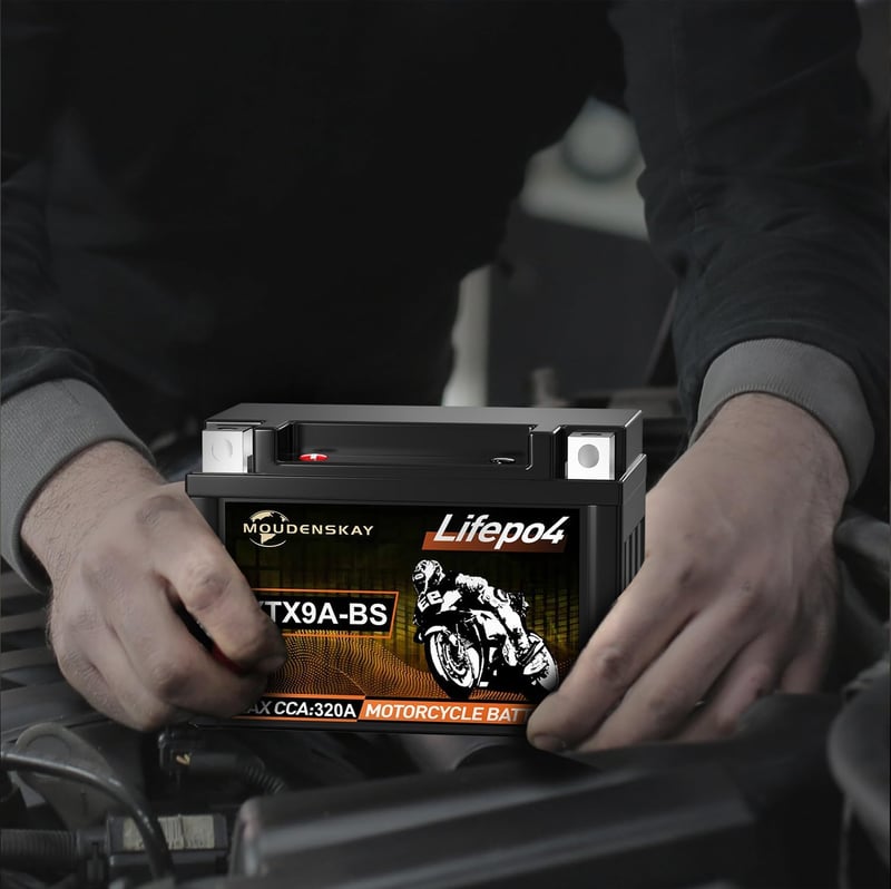 MOUDENSKAY 12V Lítium Motorkerékpár Akkumulátor BMS-sel YTX12-BS 5Ah