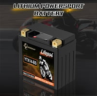 MOUDENSKAY 12V Lítium Motorkerékpár Akkumulátor LiFePO4 BMS-sel, 8Ah 500CCA 7