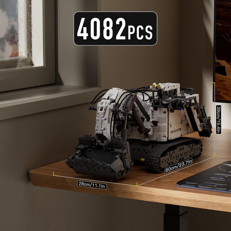 Mould King 13130 RH400 Távirányítós Bányászati Kotrógép Építőkocka Szett