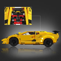 Mould King 13195H Technic Sportautó Építőkocka Szett, 1384 Darabos Távirányítós Versenyautó Modell, DIY Autó Játék 14+ Éveseknek 4
