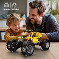 Mould King 18021 Technic Terepjáró Építőkészlet APP Távirányítóval, 4x4 RC Buggy Motorokkal Felnőtteknek (1120 db) 8