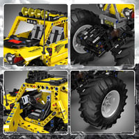Mould King 18021 Technic Terepjáró Építőkészlet APP Távirányítóval, 4x4 RC Buggy Motorokkal Felnőtteknek (1120 db) 6