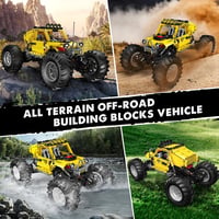 Mould King 18021 Technic Terepjáró Építőkészlet APP Távirányítóval, 4x4 RC Buggy Motorokkal Felnőtteknek (1120 db) 5