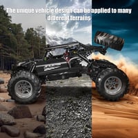Set de construcție Mould King 18038 mașină de teren cu telecomandă, 1016 piese, control prin aplicație și telecomandă, model off-road 4