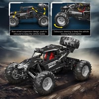 Set de construcție Mould King 18038 mașină de teren cu telecomandă, 1016 piese, control prin aplicație și telecomandă, model off-road 2