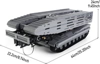 Mould King 20002 Távirányítható Hídépítő Jármű - 2388 db-os Technic Építőkészlet Felnőtteknek és Gyerekeknek, Bluetooth App Vezérléssel 5