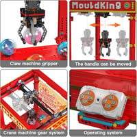 Set de construcție Mould King Greifarm 10189 MOC Arcade cu telecomandă, 2922 piese, pentru băieți, fete și adulți peste 14 ani 3