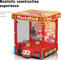 Set de construcție Mould King Greifarm 10189 MOC Arcade cu telecomandă, 2922 piese, pentru băieți, fete și adulți peste 14 ani 5