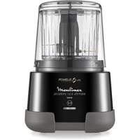 Mașină de tocat carne electrică Moulinex 1-2-3 Ultimate, 1000W, capacitate 0,55L, cu lame Powelix, negru 1